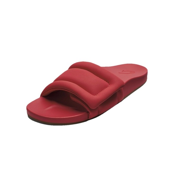 OluKai Sunbeam Slide Women's Sandals Lehua Flower Red Size 10 NEW No Box - Picture 4 of 11